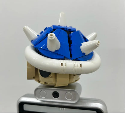 MOC Game Anime Figure Set 40787 — DIY Kart Spiny Shell Turtle Building Blocks for Kids