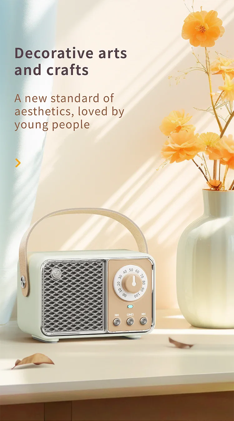Wireless Portable Bluetooth Speaker — Mini Subwoofer Music Box with Hands-Free Function