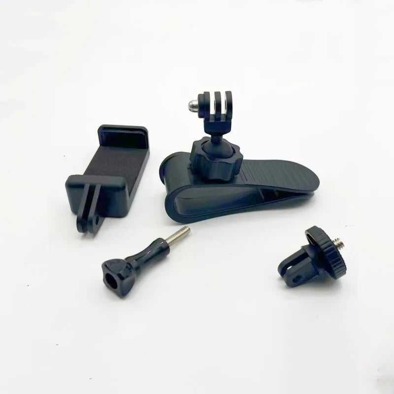 Car Camera Mount Sun Visor Clip – Holder for GoPro Hero 9-13, DJI Osmo Action 3-5 & Insta360 X3/X4 Accessories