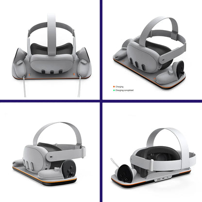 Charging Dock for Meta Oculus Quest 3 – RGB Charging Stand & Controller Holder