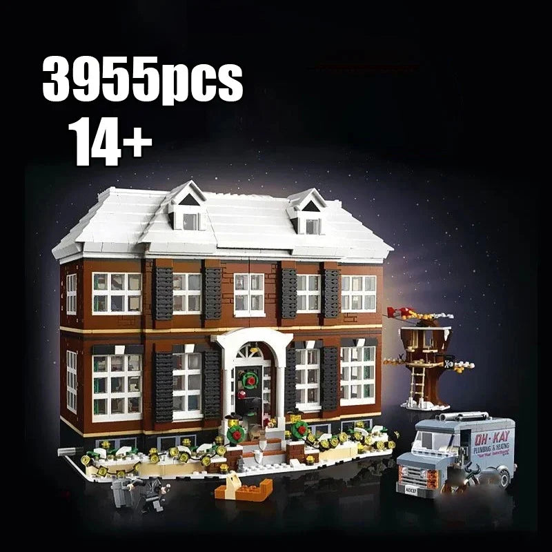 Home Alone Building Block Set - 3955-Piece Creative Model Kit for Adults, Christmas Gift & Home Decoration