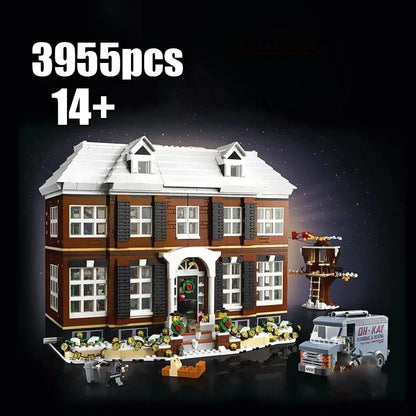 Home Alone Building Block Set - 3955-Piece Creative Model Kit for Adults, Christmas Gift & Home Decoration
