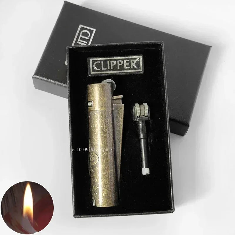 Original Metal Jet Butane Lighter — Windproof Turbo Gas Lighter, Portable Smoking Accessory Gadget for Men