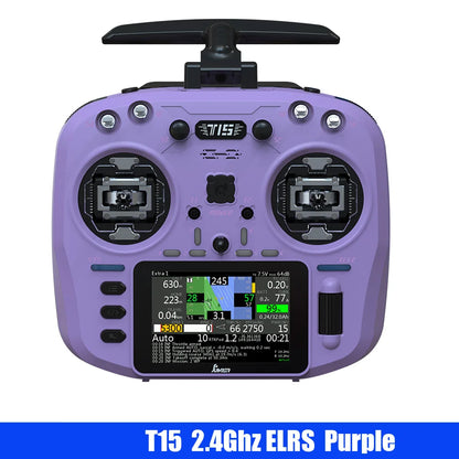 Jumper T15 FPV Radio Controller – Hall Sensor, Color Screen, EDGETX/ELRS for Long Range RC Drone