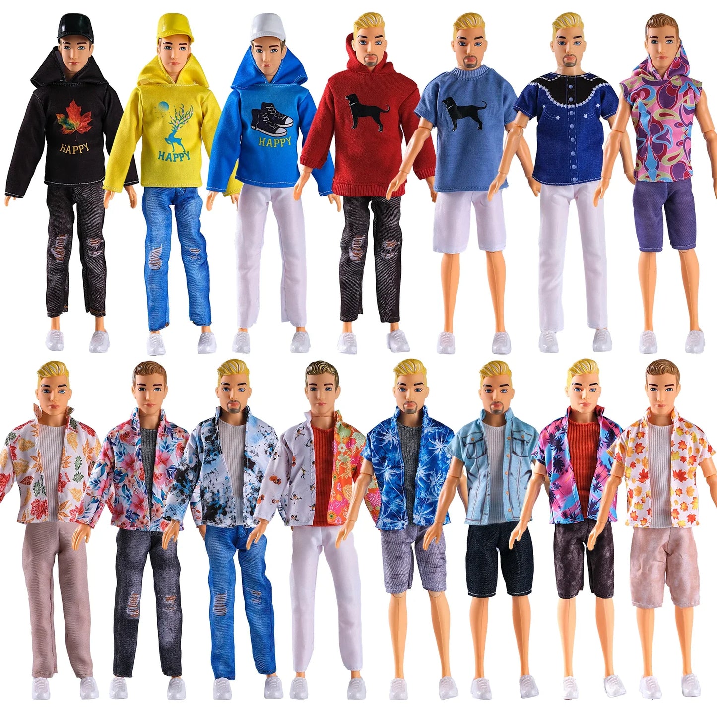High-Quality Doll Dress Clothes for Babi & Ken Dolls — Toys for Girls, Perfect Birthday & Christmas Gift