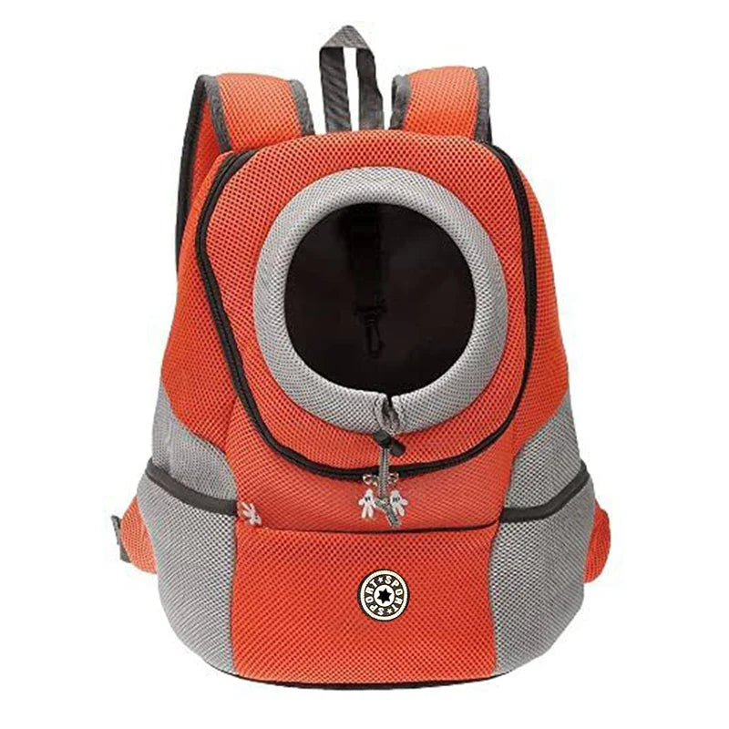 Double Shoulder Outdoor Pet Carrier Bag – Breathable Travel Bag for Dogs, Portable Pet Carrying Supplies
