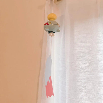 Anime Pokémon Chimecho Figure – Ceramic Wind Bell Pendant, Cute Home & Bedroom Decoration, Children’s Christmas & Birthday Gift