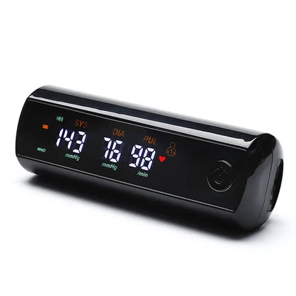 Rechargeable Li-Ion Battery Blood Pressure Monitor – LCD Large Screen Sphygmomanometer with Russian Voice Tonometer