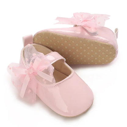 Baby Girls’ Pink Walking Shoes - Comfortable First Shoes for 0–12 Months, Spring & Autumn Footwear