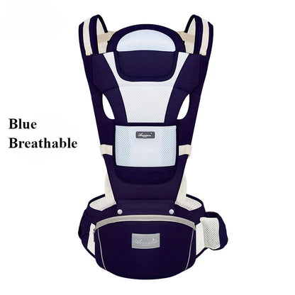 Adjustable Ergonomic Baby Carrier – 4 Seasons Universal Waist Stool Baby Carrying Bag, Portable Multifunctional Infant Sling Harness
