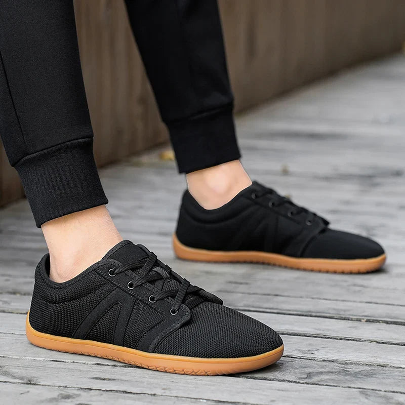 Men's Wide Fit Barefoot Sneakers – Minimalist Zero Drop Cross Trainers with Wide Toe Box for Relaxed, Natural Movement