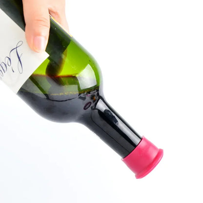1/5pcs Reusable Silicone Wine Stoppers - Durable Corks for Wine, Beer, Champagne, and Beverage Bottles - Bar Accessories