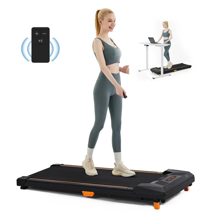 Under Desk Incline Walking Pad Treadmill – 2.5HP Compact Portable Treadmill for Home, 330lbs Capacity