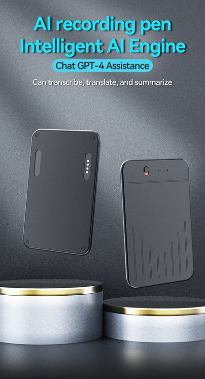 8-128GB AI ChatGPT-4 Voice Recorder – Intelligent Audio Recording, Call Transcription & Voice-to-Text Device