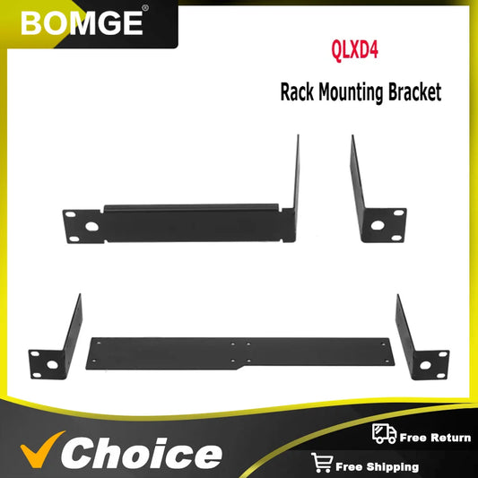 Rackmount Metal Frame for Wireless Microphone System – Compatible with QLXD, QLXD4, ULXD, ULXD4, SLXD Receivers