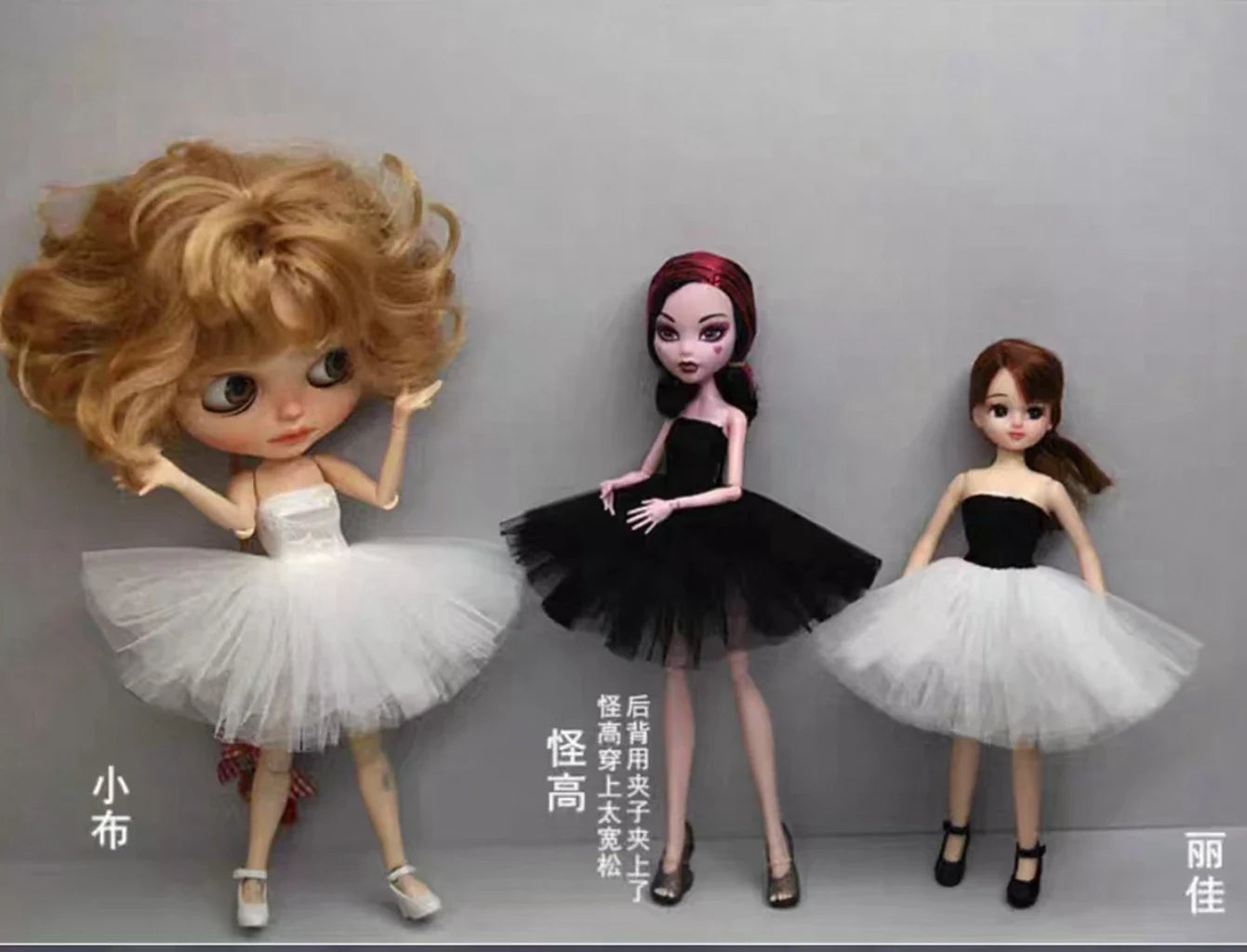 Chest Wrap Wedding Dress Skirt – Blythe, Licca, Azone OB22/OB24 Doll Dress-Up Accessories