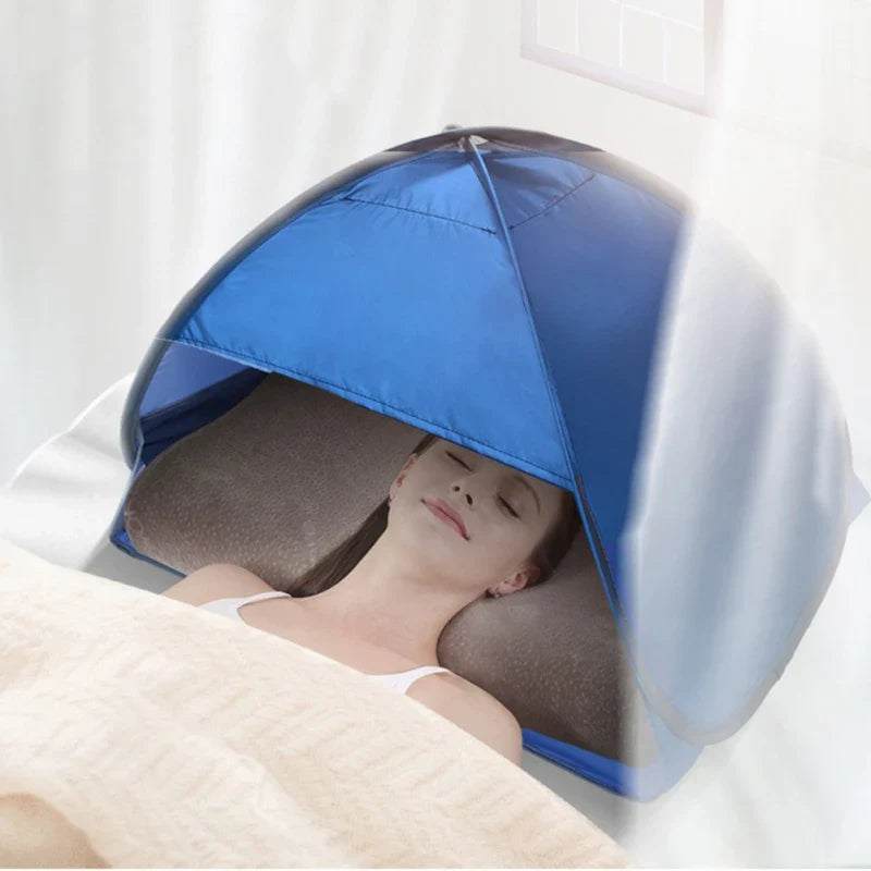 Beach Headrest Sunshade Tent – UV-Protecting Sunshelter, Automatic Open, Portable Outdoor Sunshade for Adults & Kids Camping