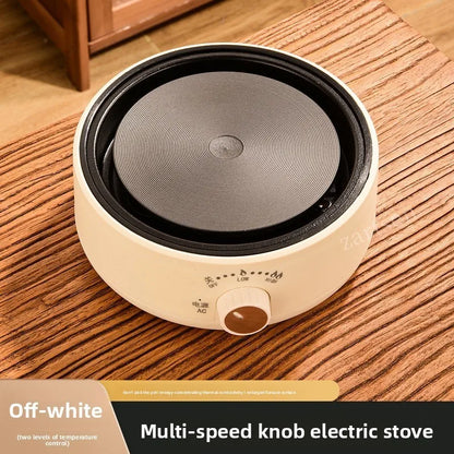 500W Electric Heating Base - Adjustable Temperature Coffee Stove & Manual Cooking Heater for Home Kitchen Use