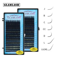 GLAMLASH Eyelash Extension Glue — Black Adhesive Kit for Individual False Lashes, 0.3–2 Sec Dry Time, Professional Use