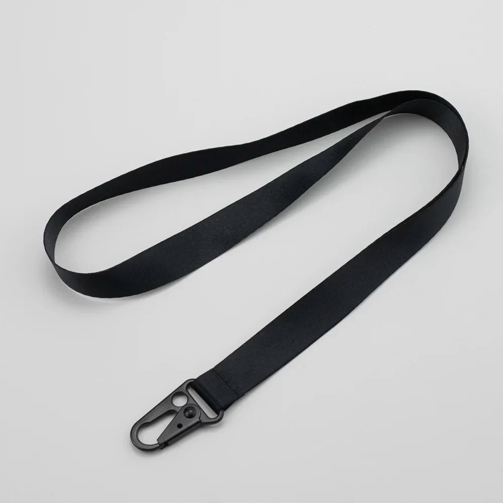 Neckband Nylon Keychain with Heavy Metal Hook – Anti-Loss Lanyard for Keys, Mobile Phone, Camera, Outdoor Safety Rope