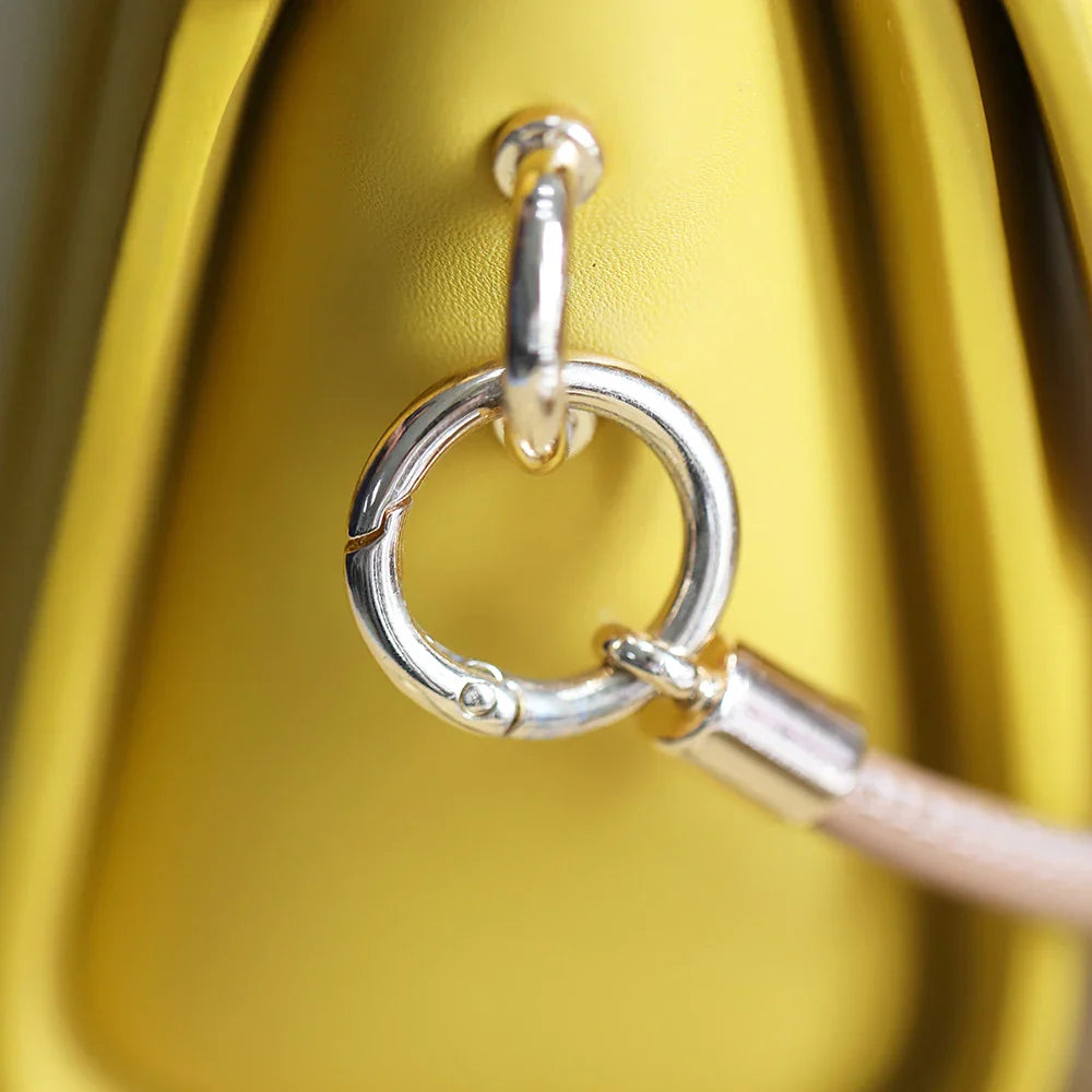 5pcs Metal O Ring Spring Clasps - Ideal for DIY Jewelry Making Projects