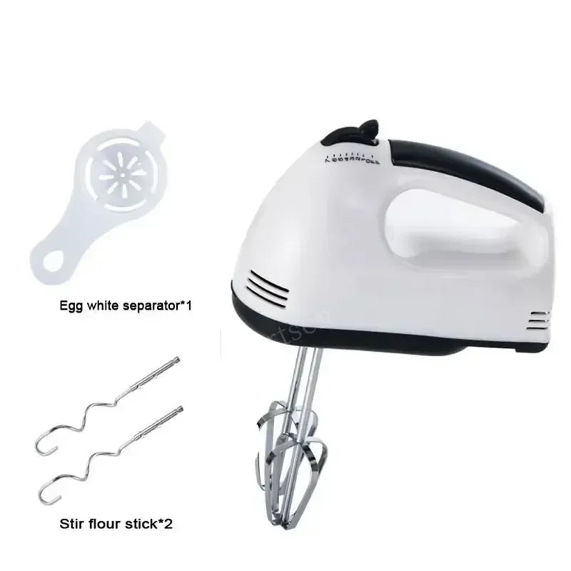 7-Speed Mini Electric Handheld Mixer – Multifunctional Blender & Egg Beater for Baking, Cream & Dough