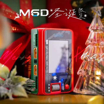 ToolkitRC M6D 500W Smart Charger - 15A Dual DC Charger & Discharger for 1-6S LiPo, LiHV, Li-Ion, NiMH & Pb Batteries
