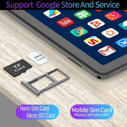 BDF 10.1" Android Tablet – Octa-Core, Dual SIM, 3G Call, Dual Cameras, 4GB RAM 64GB ROM, WiFi & Bluetooth