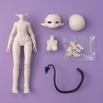 Genuine Devil's Horns Blind Box — 1/8 Movable Doll Ornament, Trendy Collectible Toy for Kids & Gift