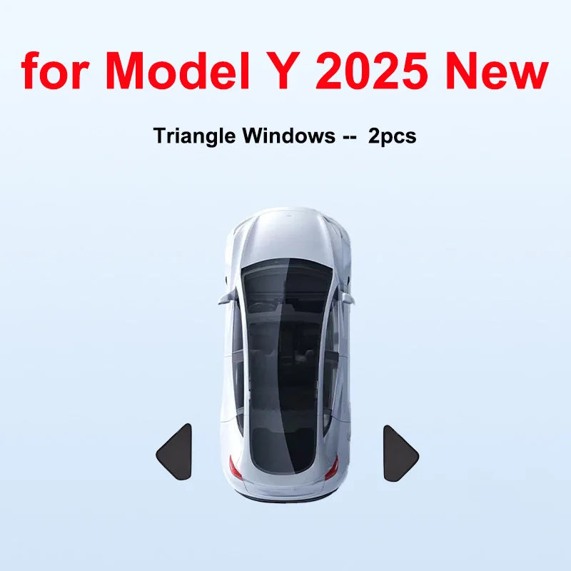 Tesla Model Y Juniper 2025–2026 Sunshade Set – Front, Rear & Side Window Sun Shades, Windshield UV Protection, Outdoor Camping Car Accessories