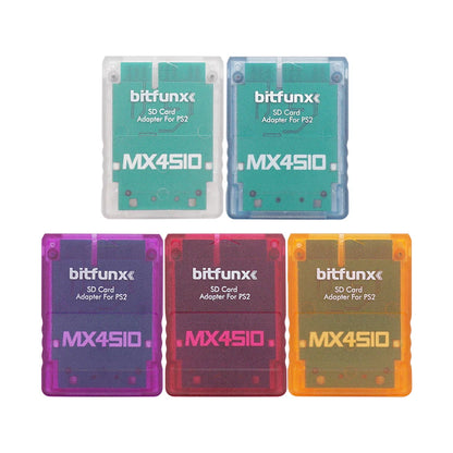 Bitfunx MX4SIO SIO2SD Adapter – MicroSD Game Card Reader for PS2 Sony PlayStation 2 Consoles