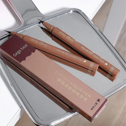 Gege Bear Liquid Eyeliner Pen – Waterproof, Smudge-Proof, Fast & Precise Makeup with Quick Drying Formula