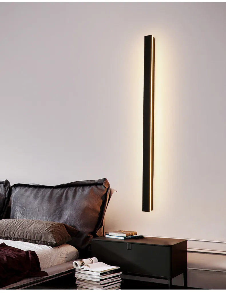 Waterproof Outdoor Wall Light – LED Garden Lamp, Modern Nordic Style for Living Room & TV Background, IP65, 110/220V Wall Washer