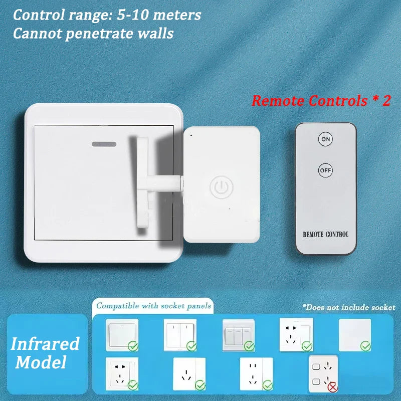 USB Rechargeable Wireless Button Pusher Switch – Smart Remote Control Light Switch Automation Tool