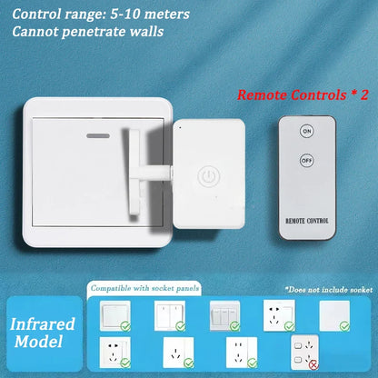 USB Rechargeable Wireless Button Pusher Switch – Smart Remote Control Light Switch Automation Tool