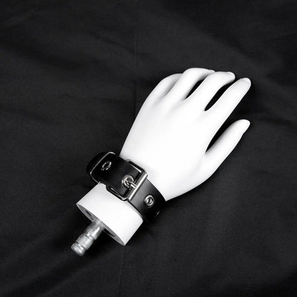 2024 Punk Cool Adjustable PU Bracelet for Men & Women – Vintage Gothic, Hip Hop, Rock, Kpop Dancer Jewelry Accessories