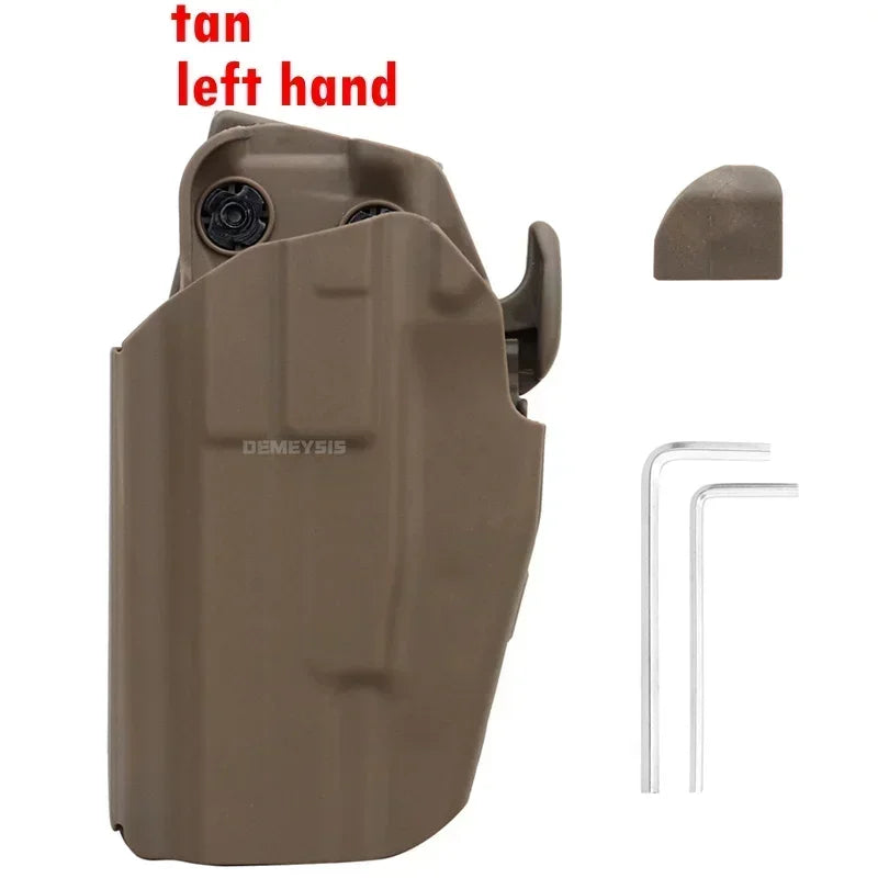 Adjustable Tactical Gun Holster – Lightweight Waist Pistol Carry Case for Right/Left Hand Shooting, Hunting & Outdoor Use