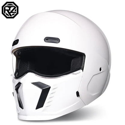 Retro Scorpion Half Motorcycle Helmet – Vintage Locomotive Style Multi-Purpose Moto Helmet (M-XXXL)