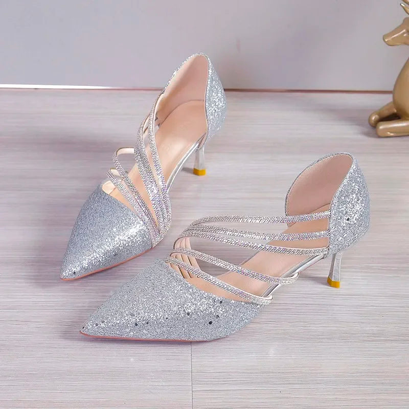 Women’s Velvet Leather Sandals - Comfortable Low-Heel Suede Casual Shoes