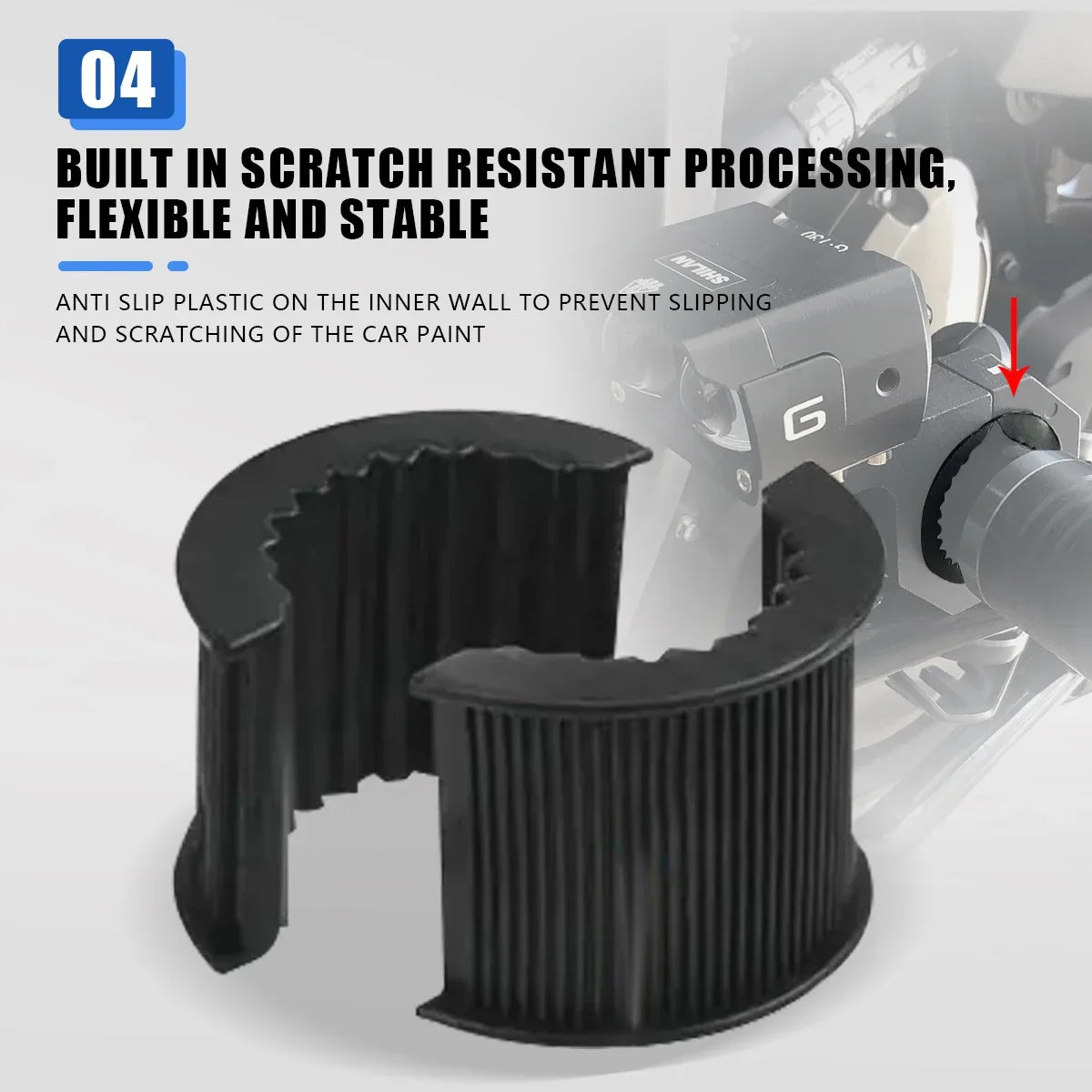 Universal Headlight Clamp Brackets Kit – 1/2pcs Tube Mount for Car, Truck, ATV & Motorcycle LED Work Lights
