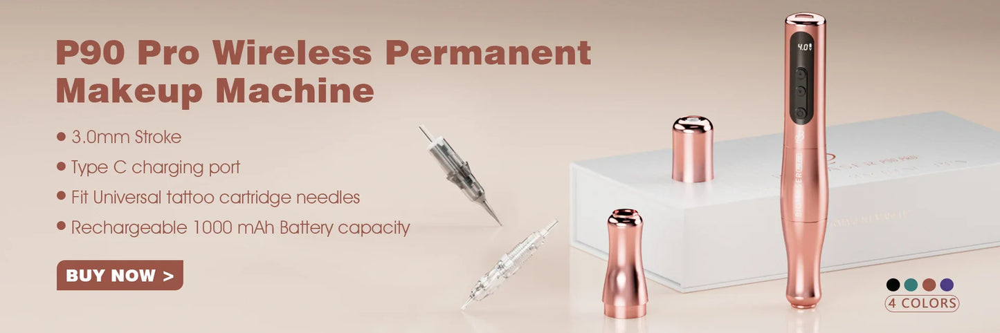 Biomaser 10PCS Revolution Tattoo Needles – 1R, 2R, 3R, 5R Permanent Makeup Cartridge for Eyebrow Tattoo Machines