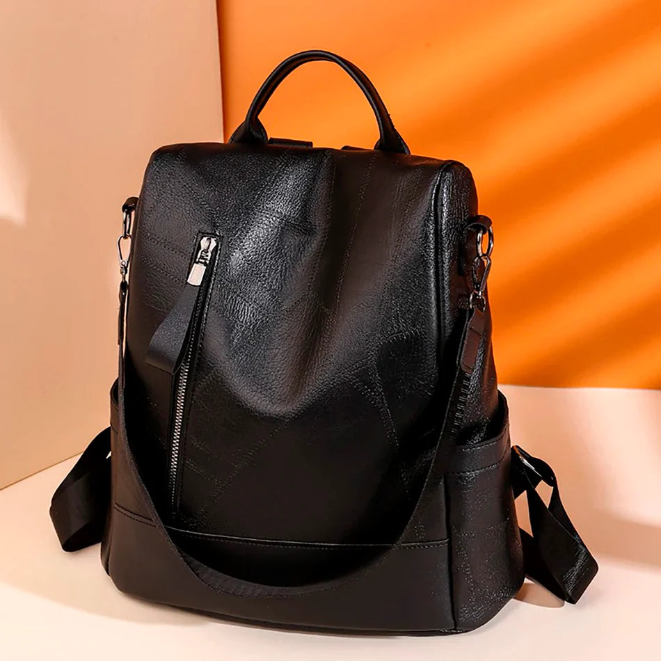 Women's Anti-Theft Backpack - Casual Daypack with Multi-Function Pockets for Travel and Outdoor Use