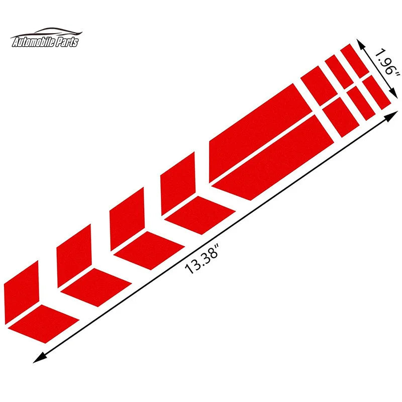 Motorcycle Arrow Stripe Stickers | Universal Waterproof & Oilproof Fender Paste | Reflective Motorbike Tape Decal | Moto Accessories