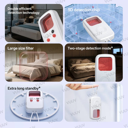 Intelligent Hidden Camera Detector – Anti-Spy Signal Scanner Alarm for Privacy Protection & Security