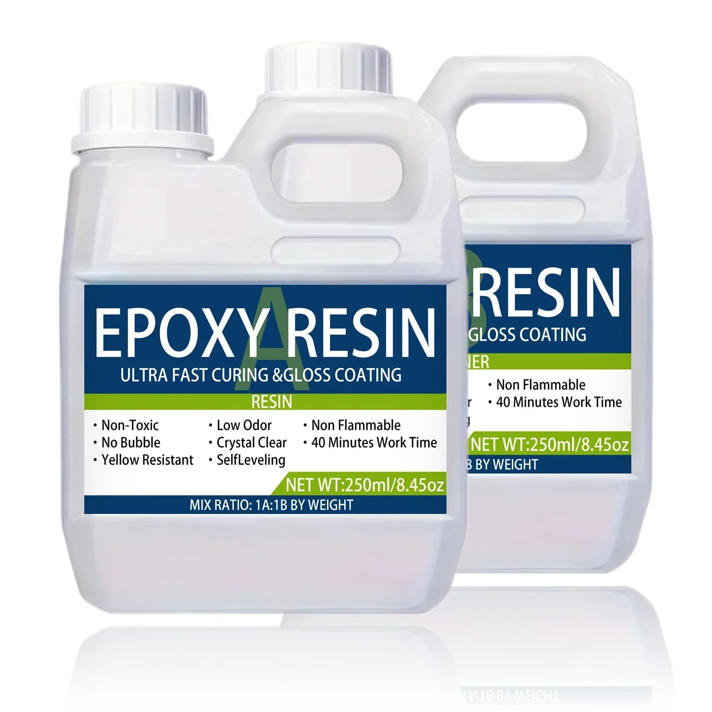 32oz Epoxy Resin Kit – Strong Bubble-Free Anti-Yellowing Art Resin, Easy 1:1 Mix for Casting, DIY Crafts & Mold Making