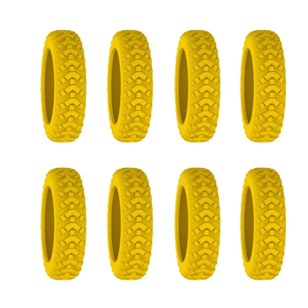 8pcs Travel Luggage Wheel Covers | Silicone Casters Protection for Suitcase, Noise-Reducing
