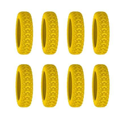 8pcs Travel Luggage Wheel Covers | Silicone Casters Protection for Suitcase, Noise-Reducing