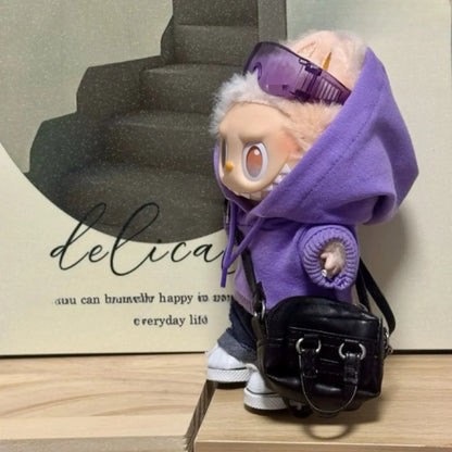 Labubu Doll Bag – 3/6 BJD & 18-Inch Doll Backpack, 4/6 BJD Crossbody & Single Shoulder Handbag for 15/17cm Dolls, Trendy Accessory