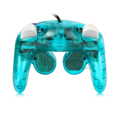 Transparent Wired Game Controller for GameCube NGC – Replacement Handheld Joystick for Video Game Console
