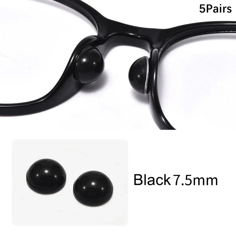 Anti-Slip Silicone Eyeglass Nose Pads – Invisible Self-Adhesive Air Cushion Nose Holders for Glasses Comfort & Fit Support
